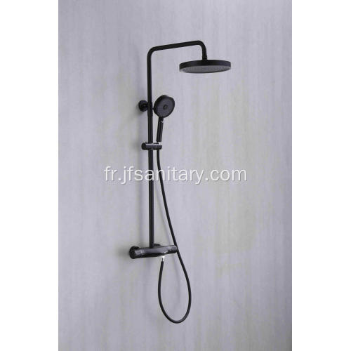 Robinet de douche thermostatique élégant Mat Black